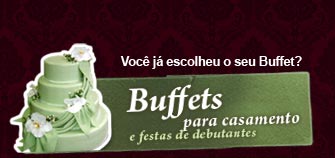 Buffets para casamentos e eventos